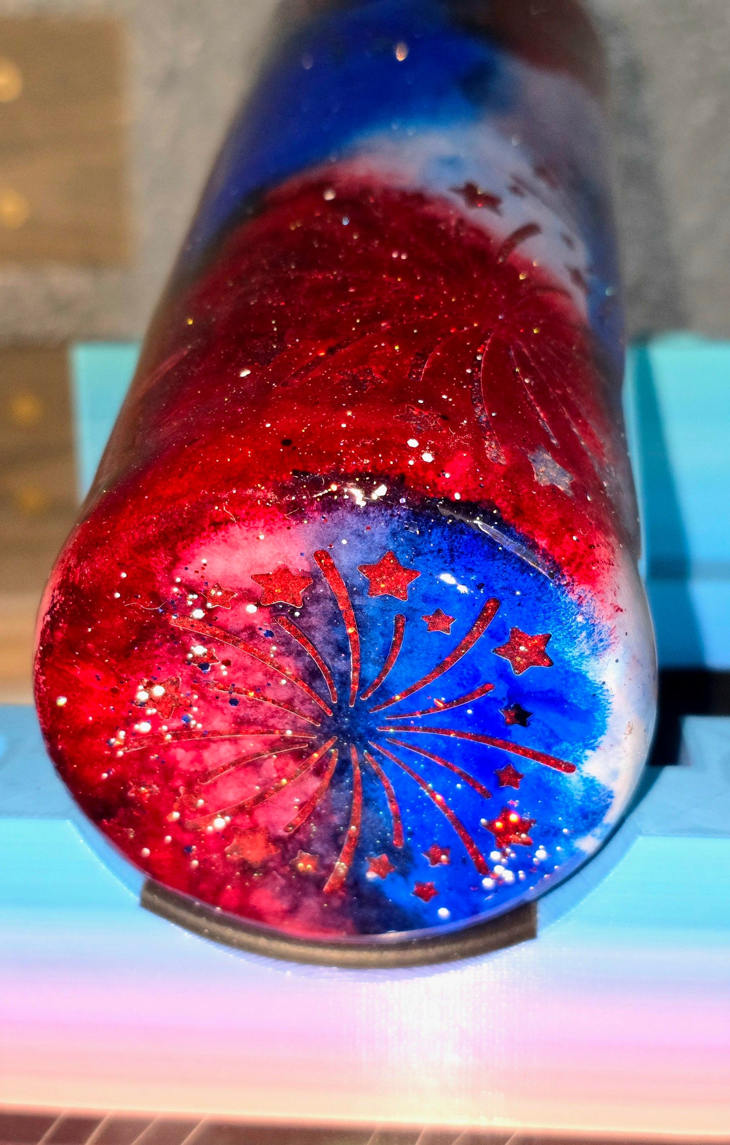 20 oz Skinny Fireworks Tumbler