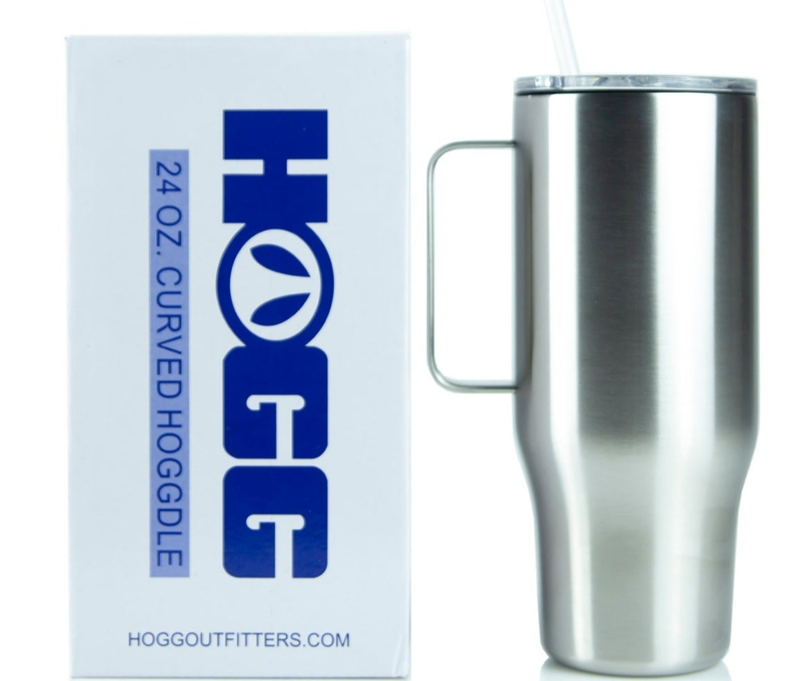 24 oz Curved Hoggdle Customized Tumbler