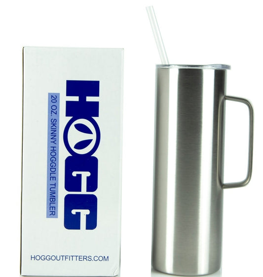 20 oz Skinny Hoggdle Tumbler with handle